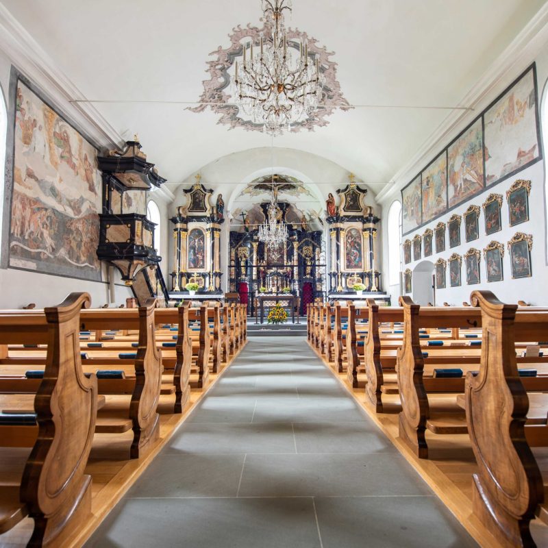 Innenaufnahme Kirche Heiligkreuz D81 1299